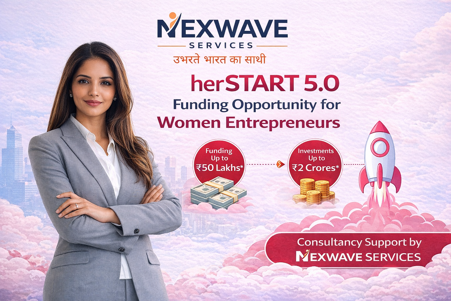 herSTART 5.0: A Major Funding Opportunity for Women Entrepreneurs in India (Access Funding up to ₹50 Lakhs and Investments up to ₹2 Crores)